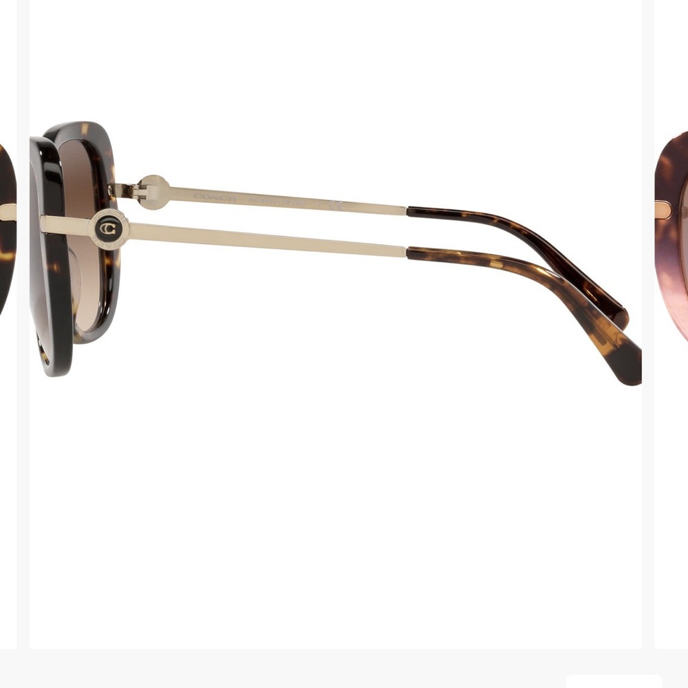 Coach Tortoise Shell Sunglasses - Picture 3 of 14